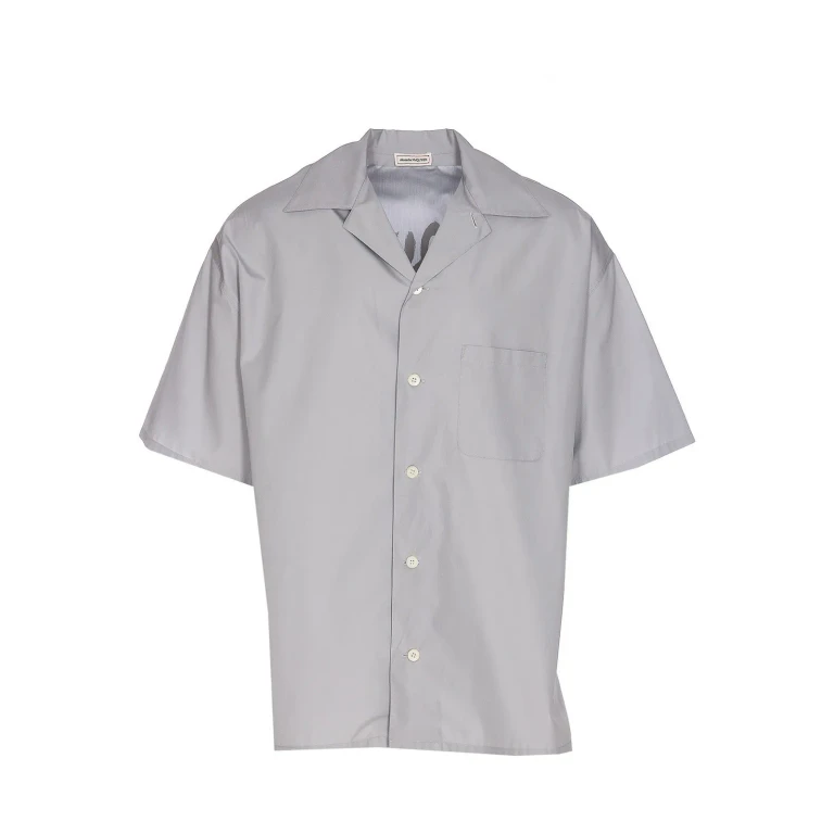 アレキサンダー・マックイーン メンズ グレーシャツ