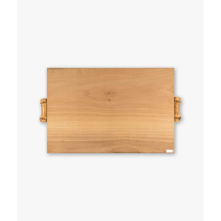 Larusmiani Walnut Wood Cutting Board Neutral Knives And - Unisex