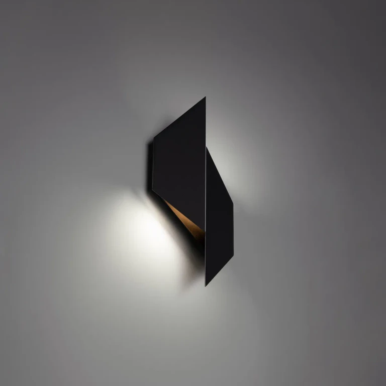 Black LED Outdoor Wall Sconce from the Alternate Collection
