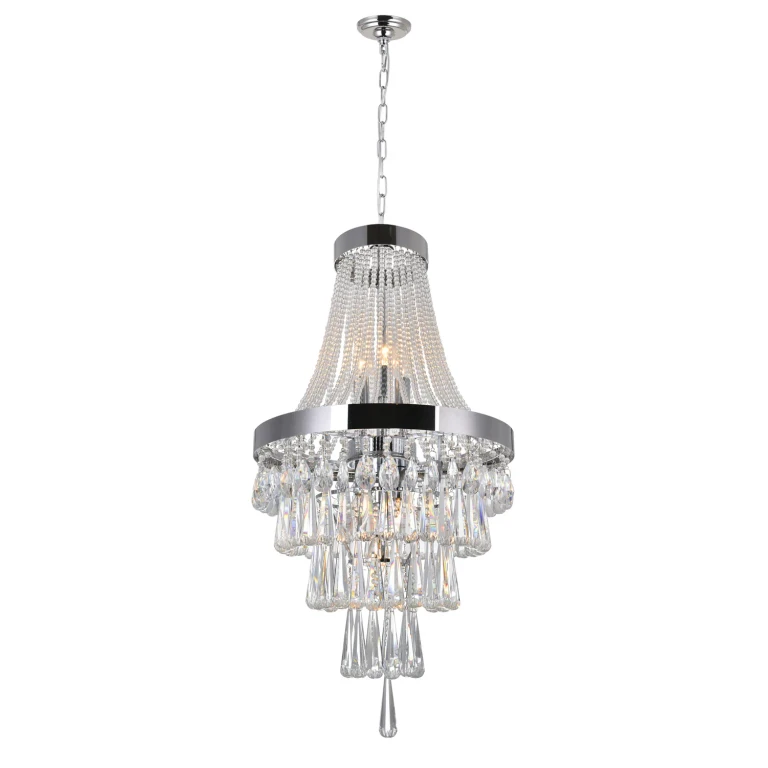Vast 6 Light Chandelier with Chrome finish