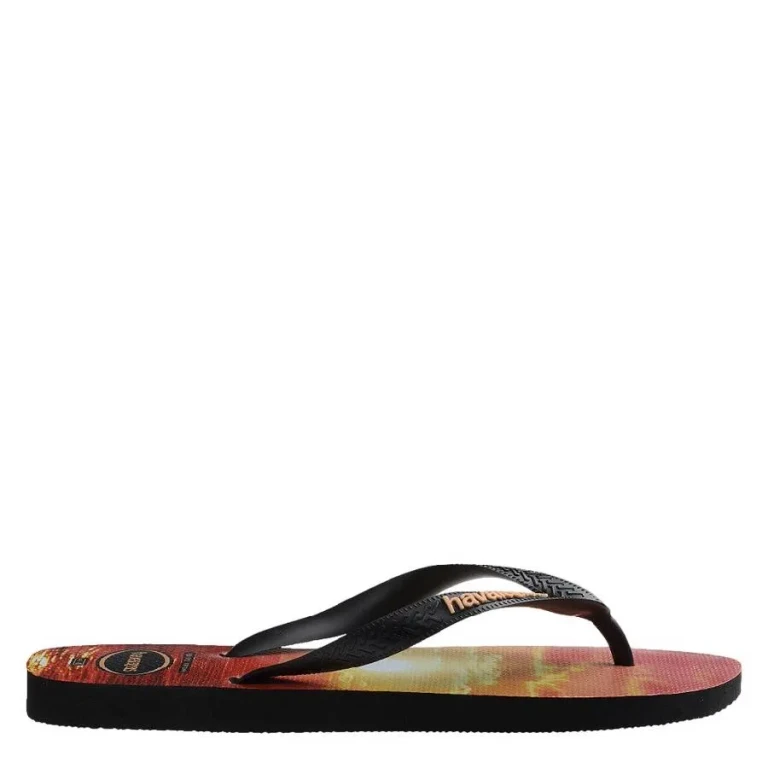 Havaianas Kids Sunset Graphic Print Rubber Flip Flop