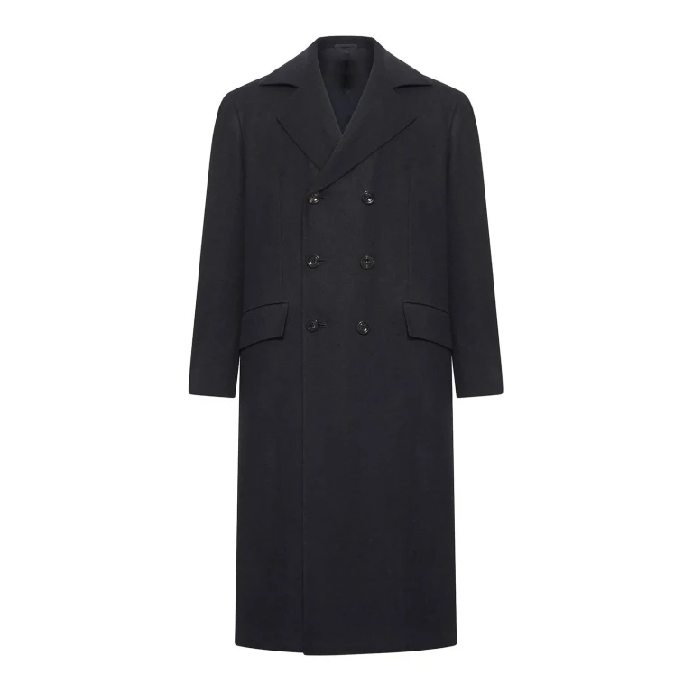Kiton Manteau Long - Noir