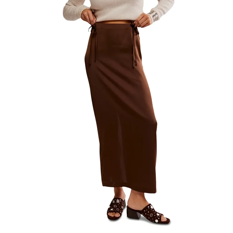Free People Rosetto Column Skirt