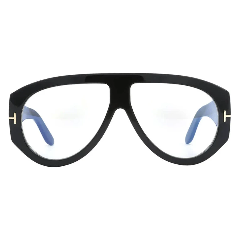 Blue Light Block Pilot Mens Eyeglasses FT5958-B 001 60