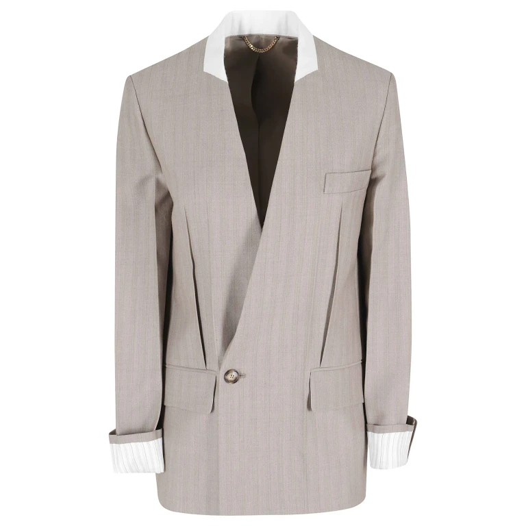 Lanvin Collarless Jacket