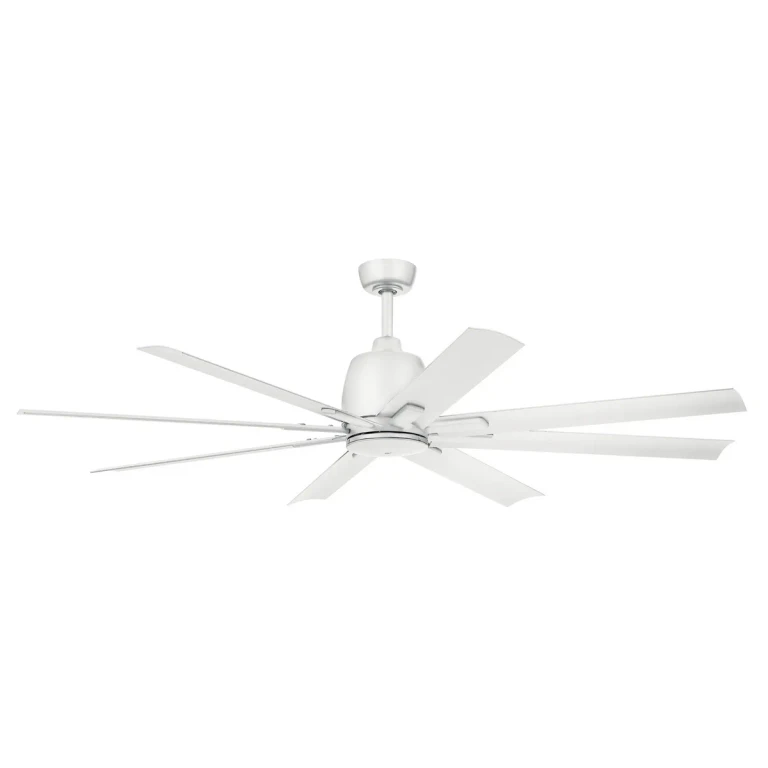 Matte White 65" Ceiling Fan from the Breda Collection