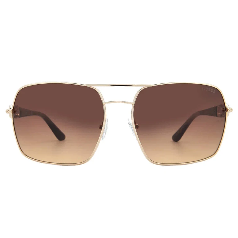 Guess Brown Gradient Navigator Ladies Sunglasses GU00159 33F 63