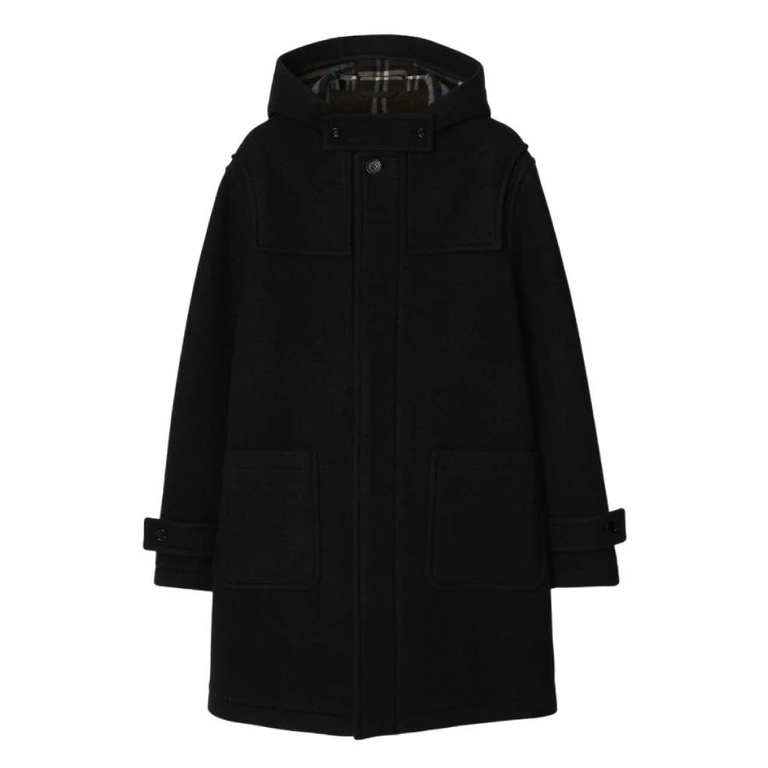 Burberry Single-Breasted Wool Duffle Coat