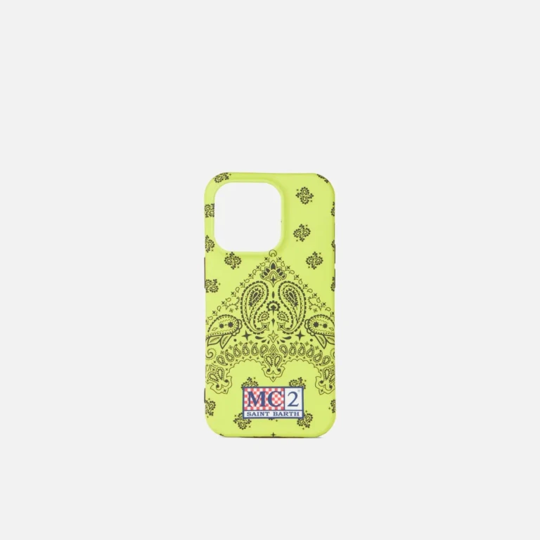 MC2 Saint Barth Cover For Iphone 14 Pro With Bandanna Print