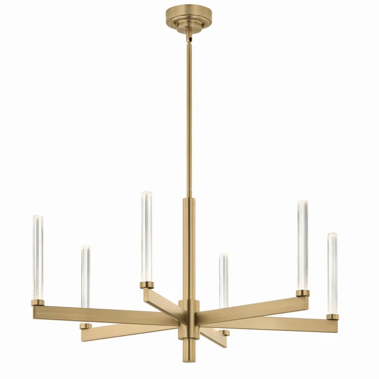 Champagne Bronze LED Chandelier from the Sycara Collection