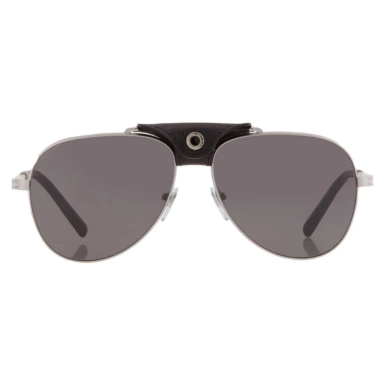 Bvlgari Dark Grey Pilot Unisex Sunglasses BV5061Q 400/B1 60