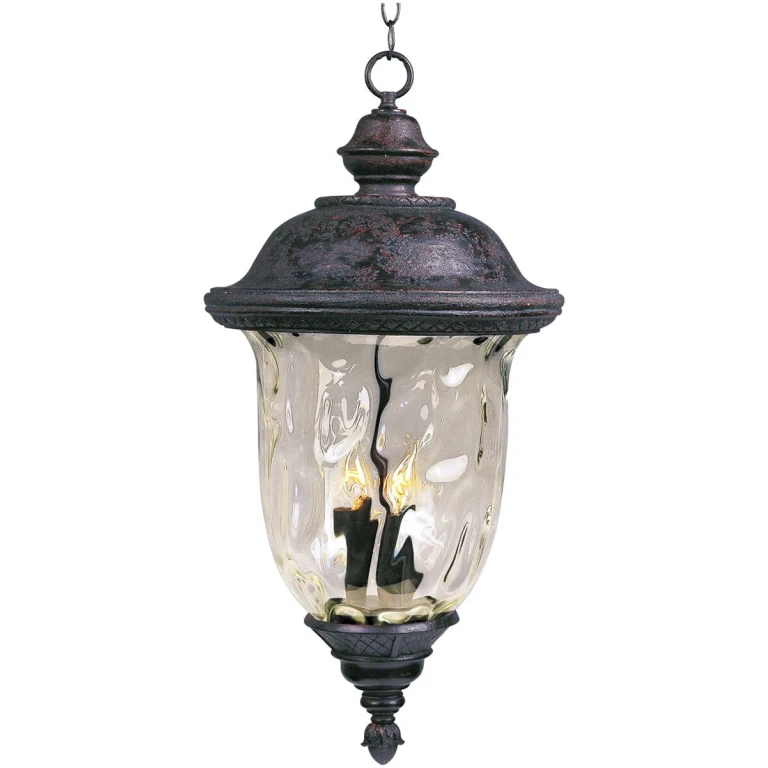 Carriage House DC 3-Lt 28" Outdoor Hanging, Bronze