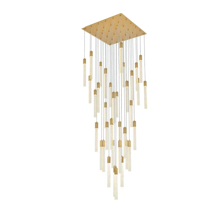 Satin Gold 36 Light Pendant from the Weston Collection