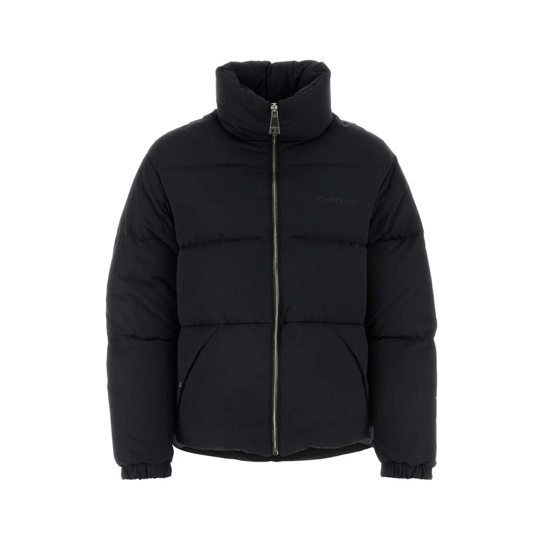 Khrisjoy Black Cotton Blend Oversize Puff Down Jacket