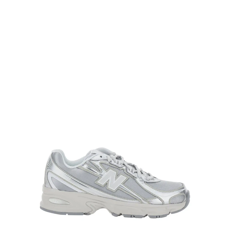 New Balance 740 Metallic Sneakers With Mesh Details And Logo Patch On The Side In Tech Fabric Unisex