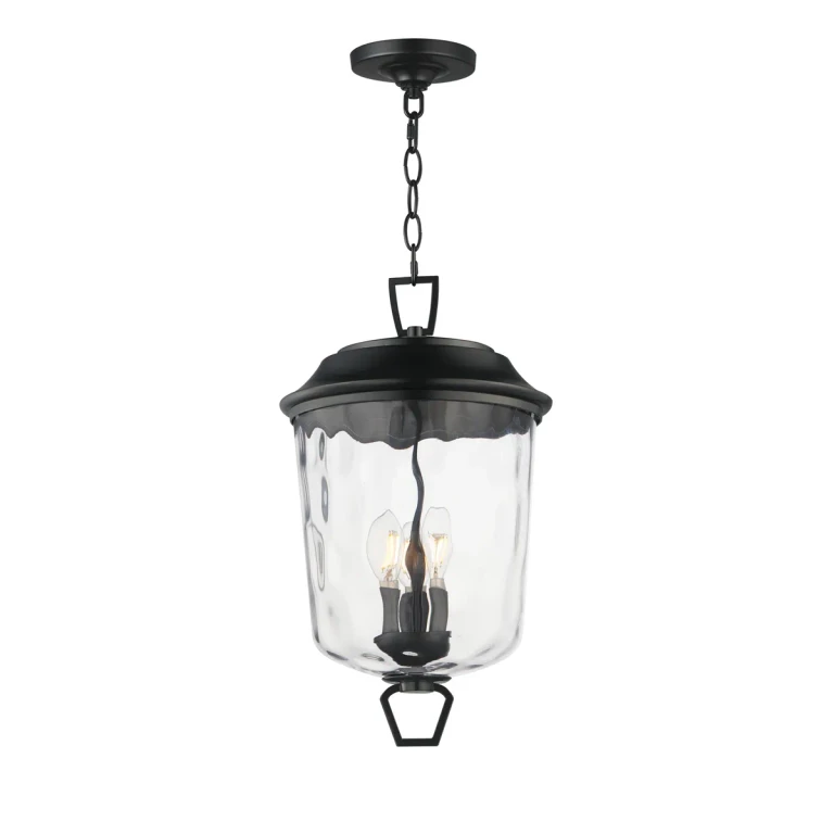 Dark Bronze Outdoor Pendant from the Prescott Collection