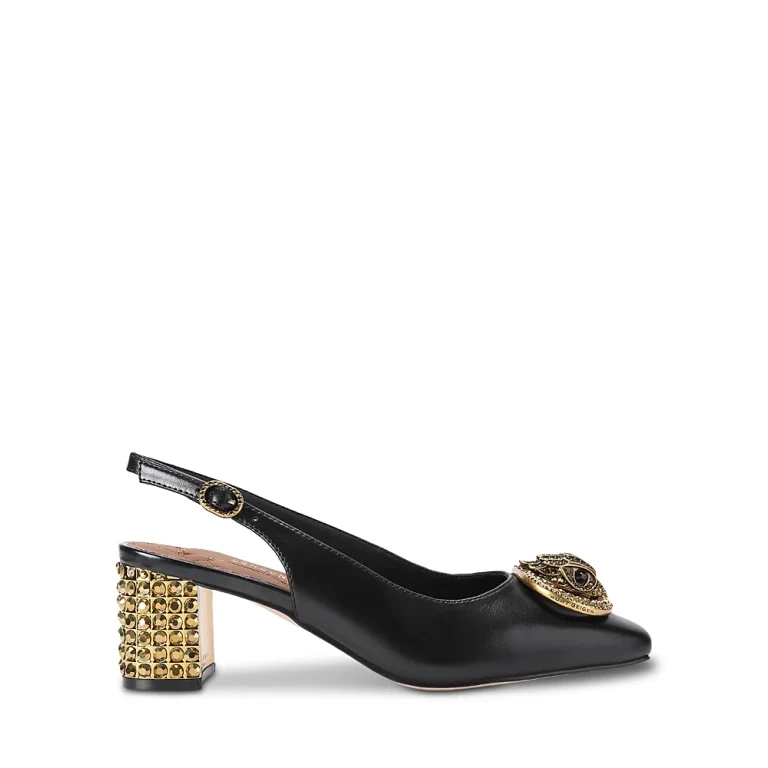 Kurt Geiger London Women's Chelsea Slingback Block Heel Pumps
