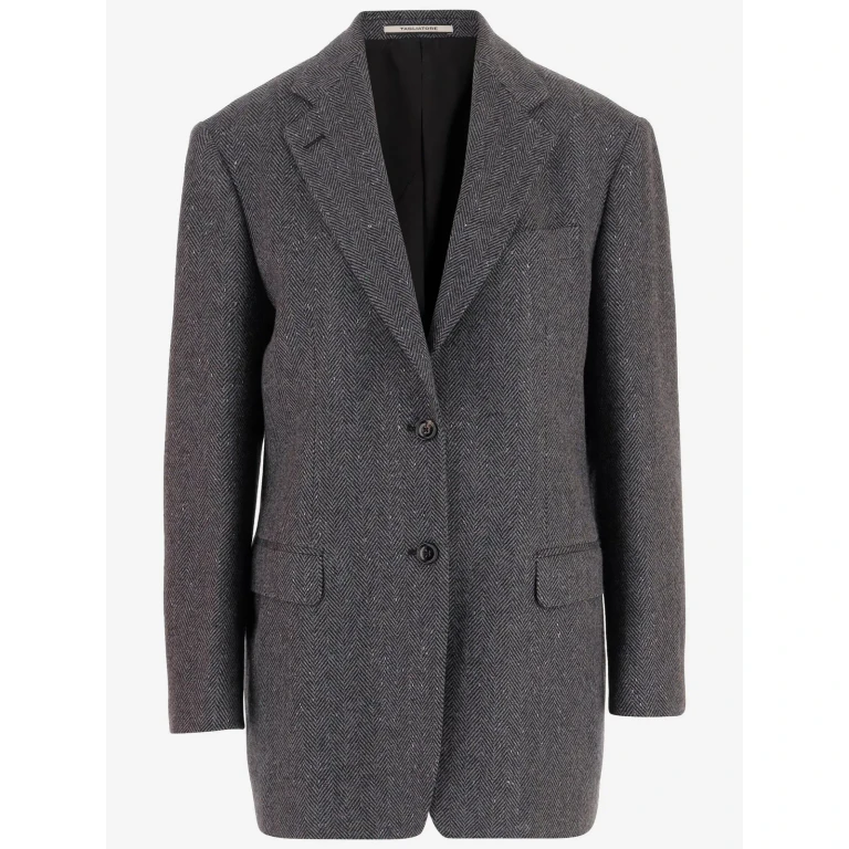Tagliatore Single-breasted Wool Blend Jacket