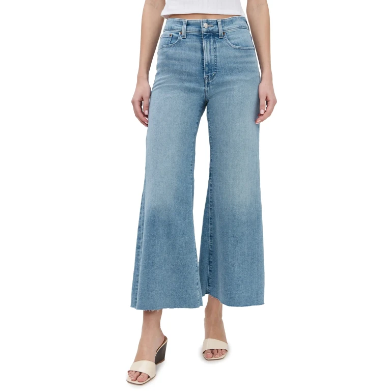 Madewell Flared Wide Leg Jeans Corley Wash 31
