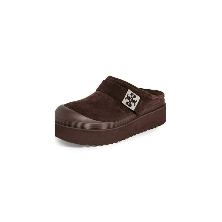 Mules con plateau Mellow Shearling Tory Burch