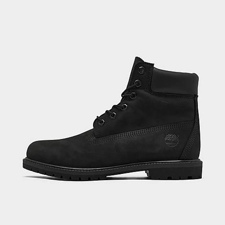 Women's 6 Inch Premium Waterproof Boots in Black Nubuck Size: 5.5