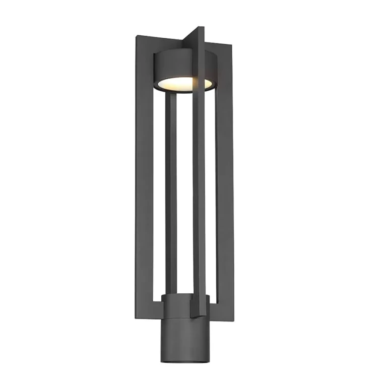 WAC Chamber 3000K Outdoor Wall Light in Black - PM-W48620-BK