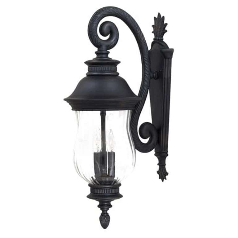 Newport 3-Light 28" Outdoor Wall Light in Heritage