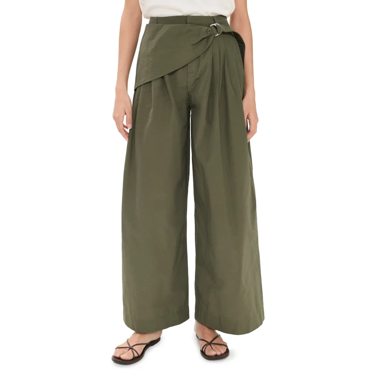 Damson Madder Fabia Trousers Khaki 10
