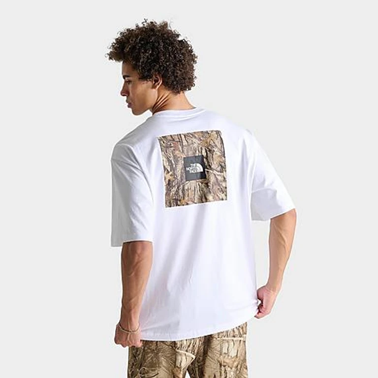 The North Face Men's Forest Graphic Oversized T-Shirt in TNF White Size: Small