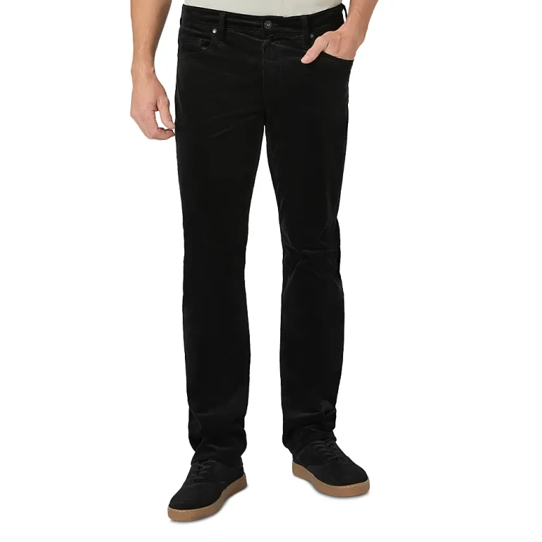Paige Federal Slim Straight Jeans in Black