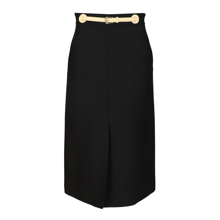 Valentino Garavani Jupe Midi - Noir