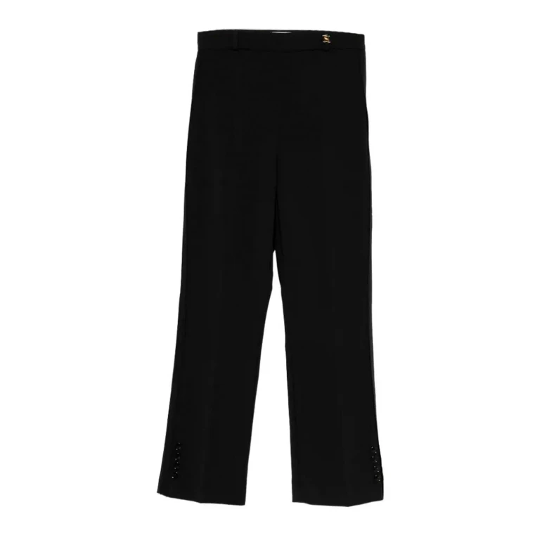 Elisabetta Franchi Pantalons Décontractés - Noir