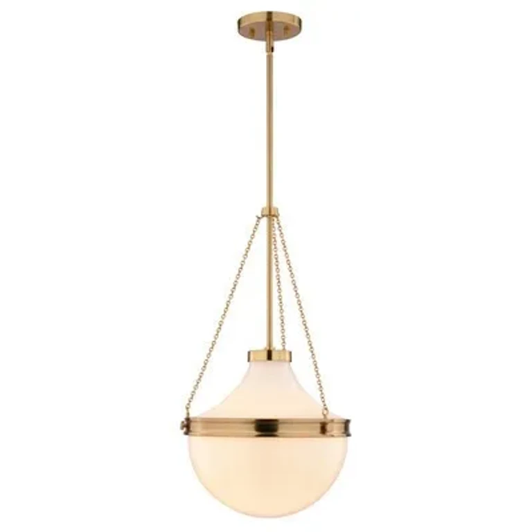 Muted Brass Pendant from the Lincoln Collection