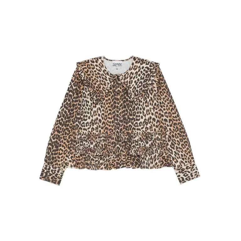 Ganni Chemise - Marron