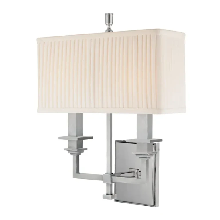 Berwick 2-Light 16" Wall Sconce in Polished Nickel
