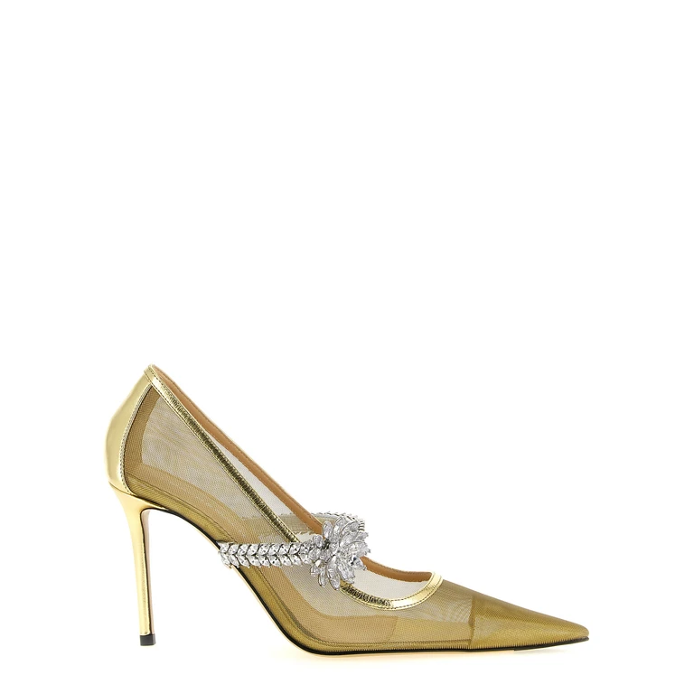Mach & Mach Gold Polyamide High Heel Pumps - Women
