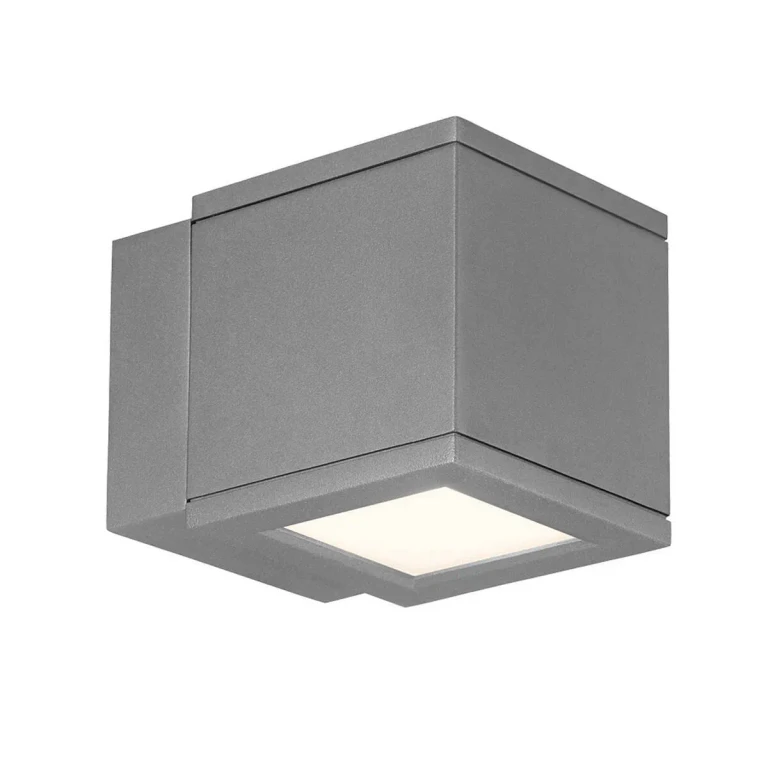 WAC Lighting Rubix LED Indoor/Outdoor Wall Light in Graphite - WS-W2504-GH