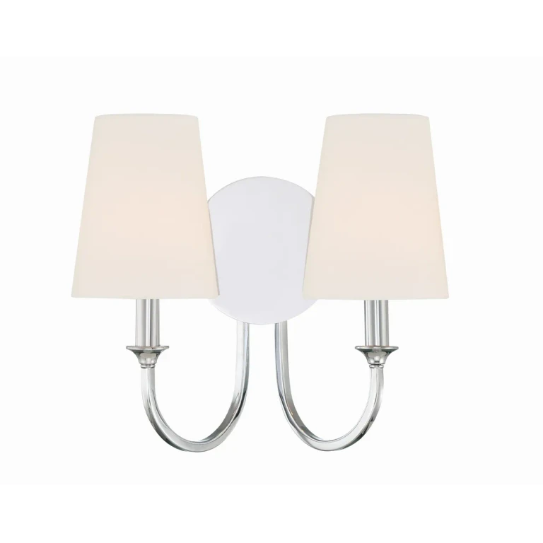Payton 2-Light Wall Mount in Polished Chrome