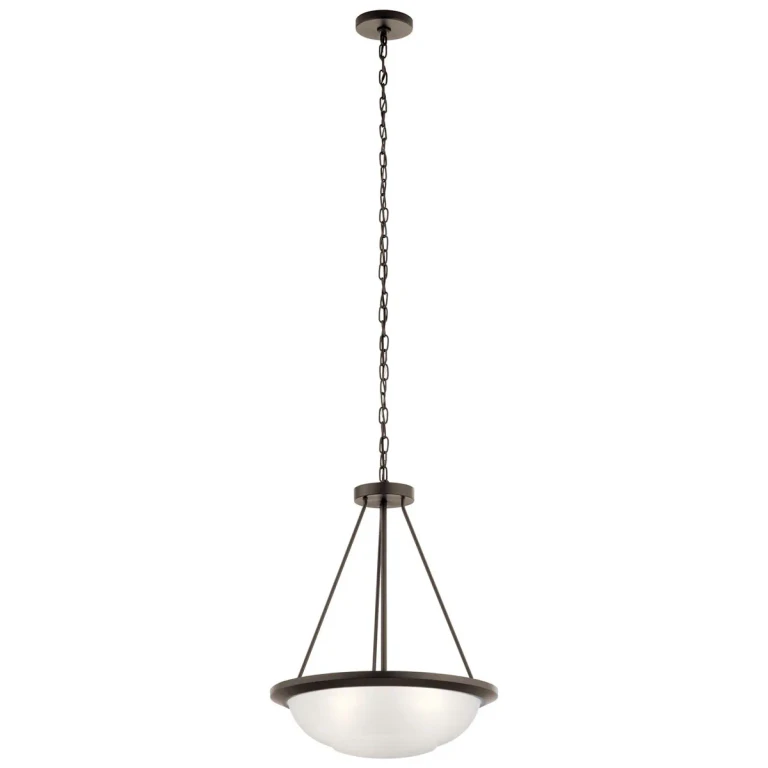 Ritson 3-Light Traditional Inverted Pendant in Olde Bronze