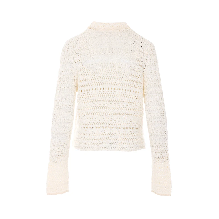 Fabiana Filippi Collared Cardigan Sweater