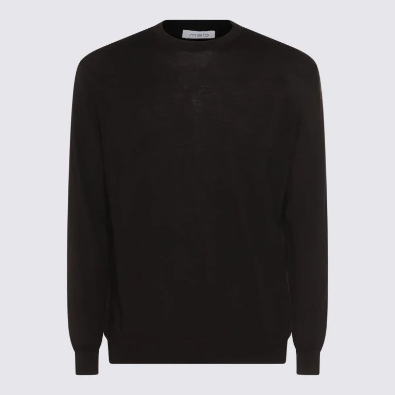 Prenda de punto de lana negra Fabiana Filippi