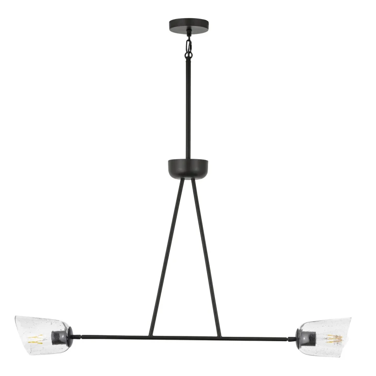 Dark Bronze Linear Pendant from the Keppe Collection