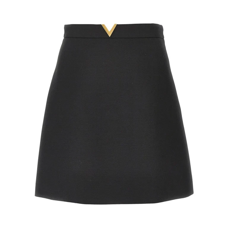 VALENTINO Crepe Couture mini skirt Woman 40