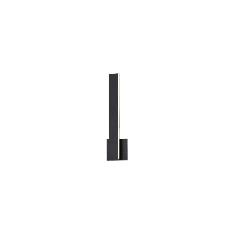 Black LED Outdoor Wall Sconce from the Alumilux Sideline Collection
