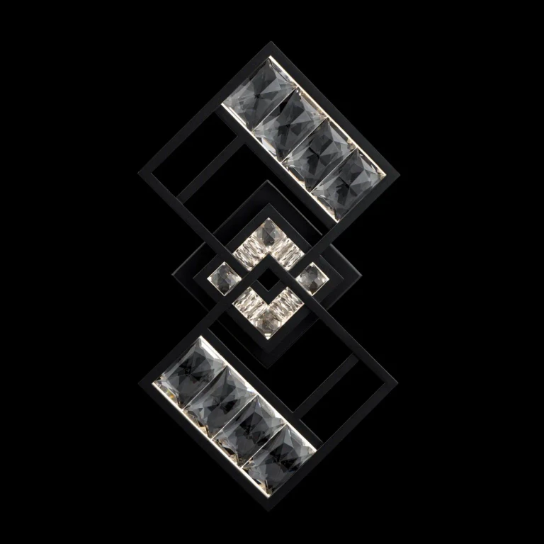 Black LED Wall Sconce from the Diamonta Collection