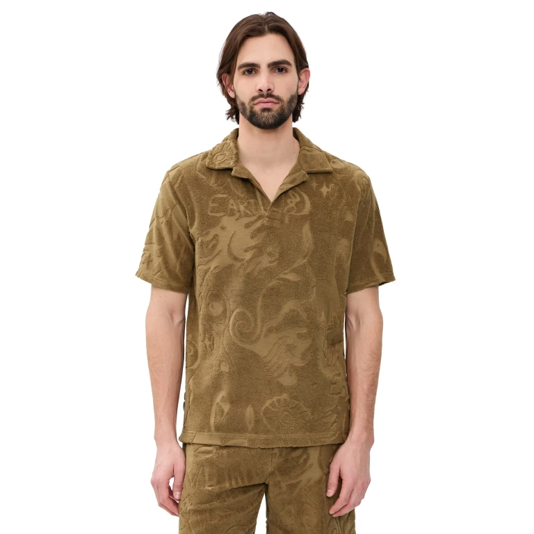 OAS Wendelo Polo Shirt Light Brown S