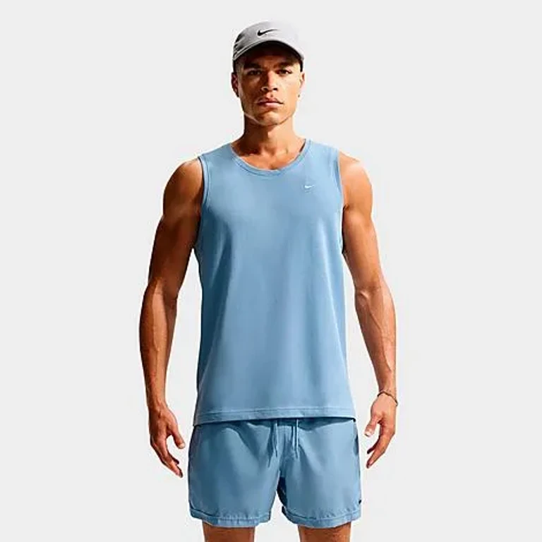 Nike Men's Dri-FIT Primary Versatile Tank Top in Hydrangeas/Heather/Hydrangeas Size: XS