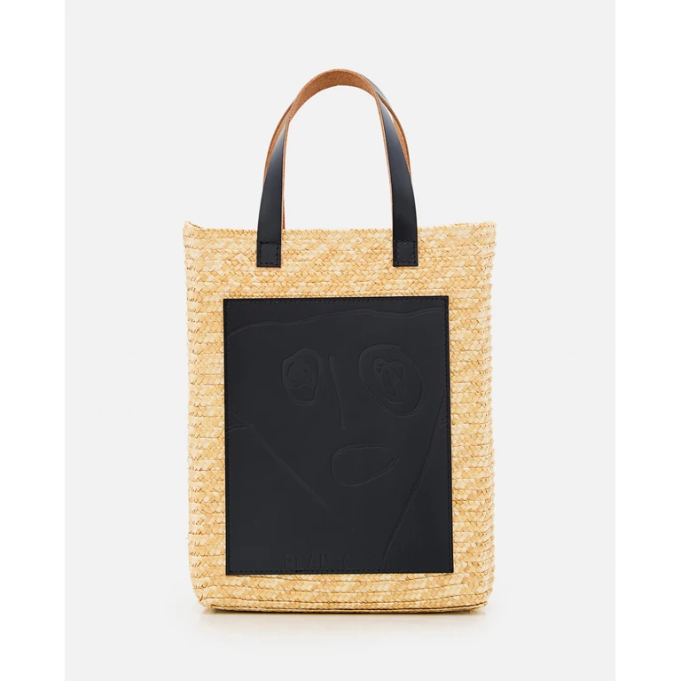 Plan C Straw Medium Shopper