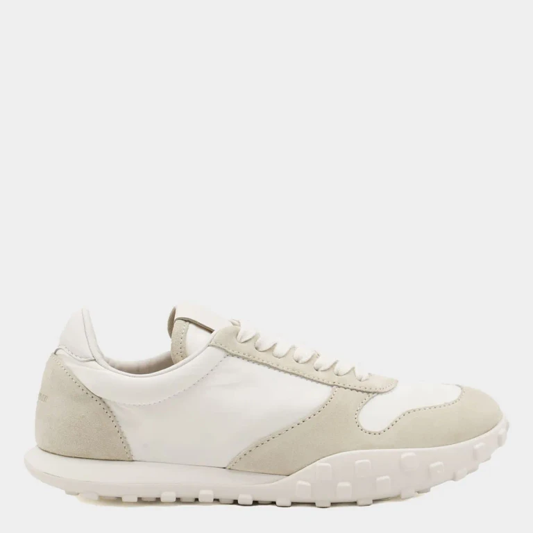 Jil Sander White And Beige Sneakers