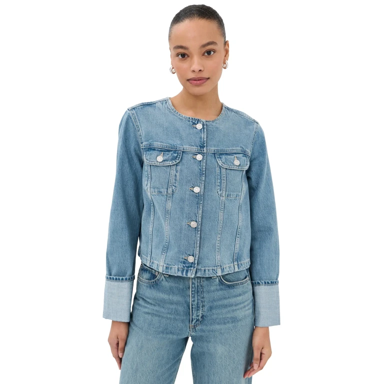 PAIGE Dean Denim Jacket Del Amo S
